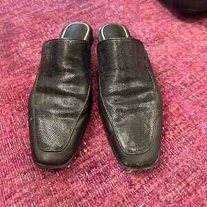 Rag & Bone Black Leather Mules